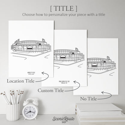 Chicago Wrigley Field Art Print