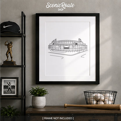 Chicago Wrigley Field Art Print