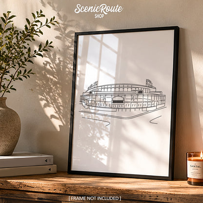 Chicago Wrigley Field Art Print