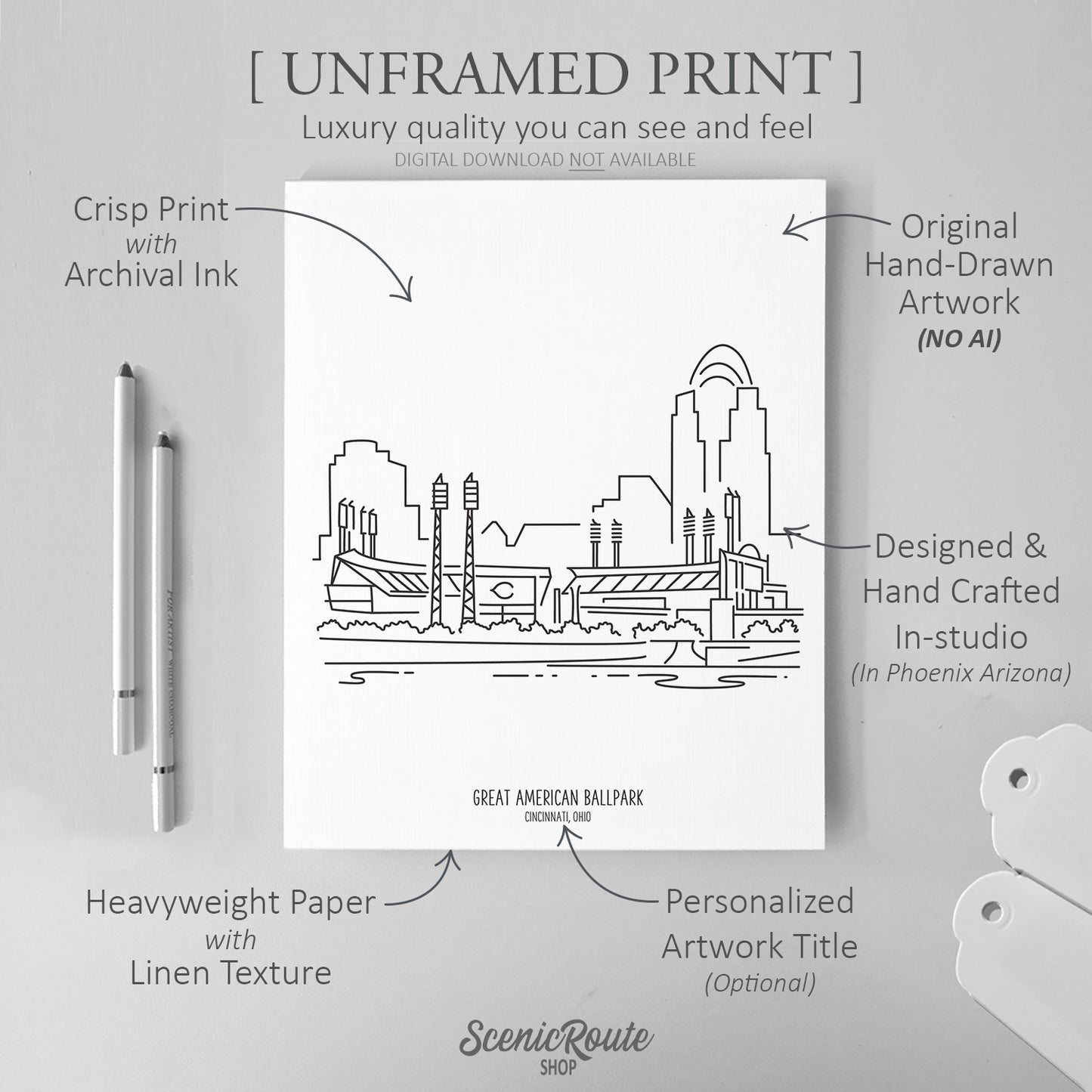 Cincinnati Reds Ballpark Art Print