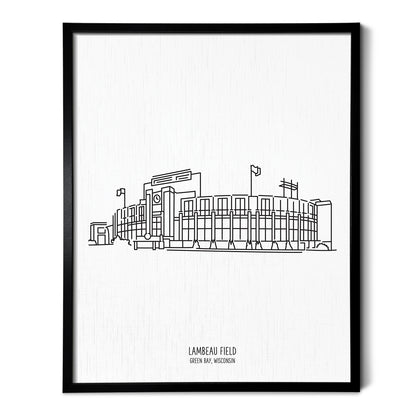 Green Bay Lambeau Field Art Print