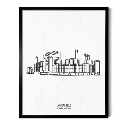 Green Bay Lambeau Field Art Print