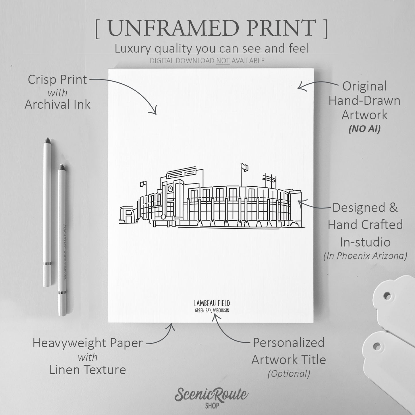 Green Bay Lambeau Field Art Print
