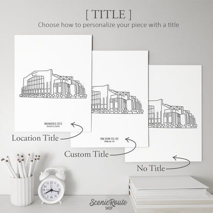 Indianapolis Colts Stadium Art Print