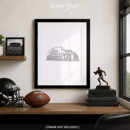 Indianapolis Colts Stadium Art Print