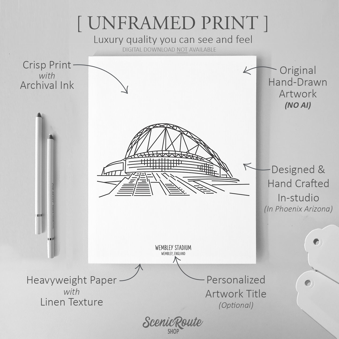 London Wembley Stadium Art Print