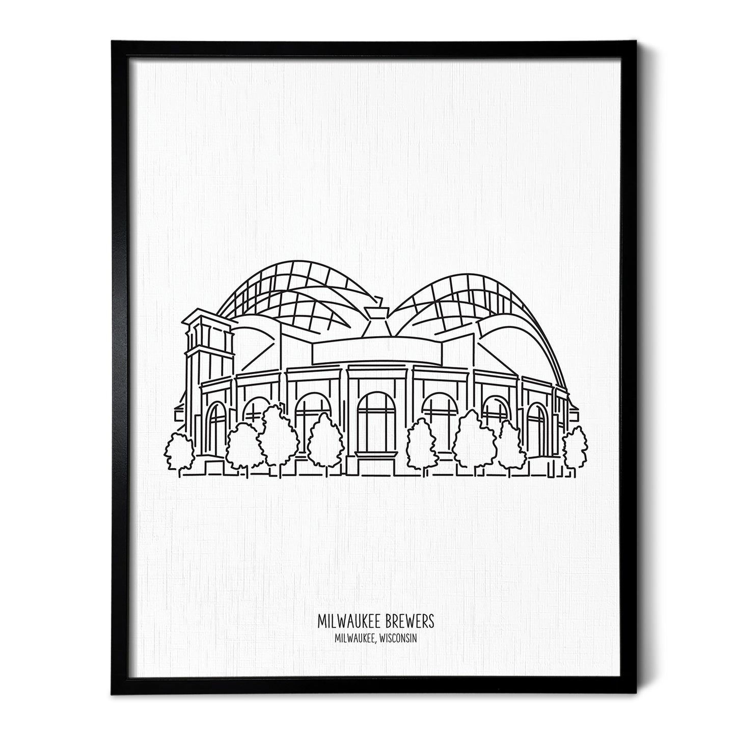 Milwaukee Brewers Ballpark Art Print