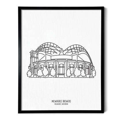Milwaukee Brewers Ballpark Art Print