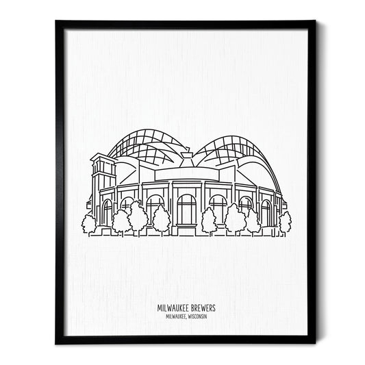 Milwaukee Brewers Ballpark Art Print