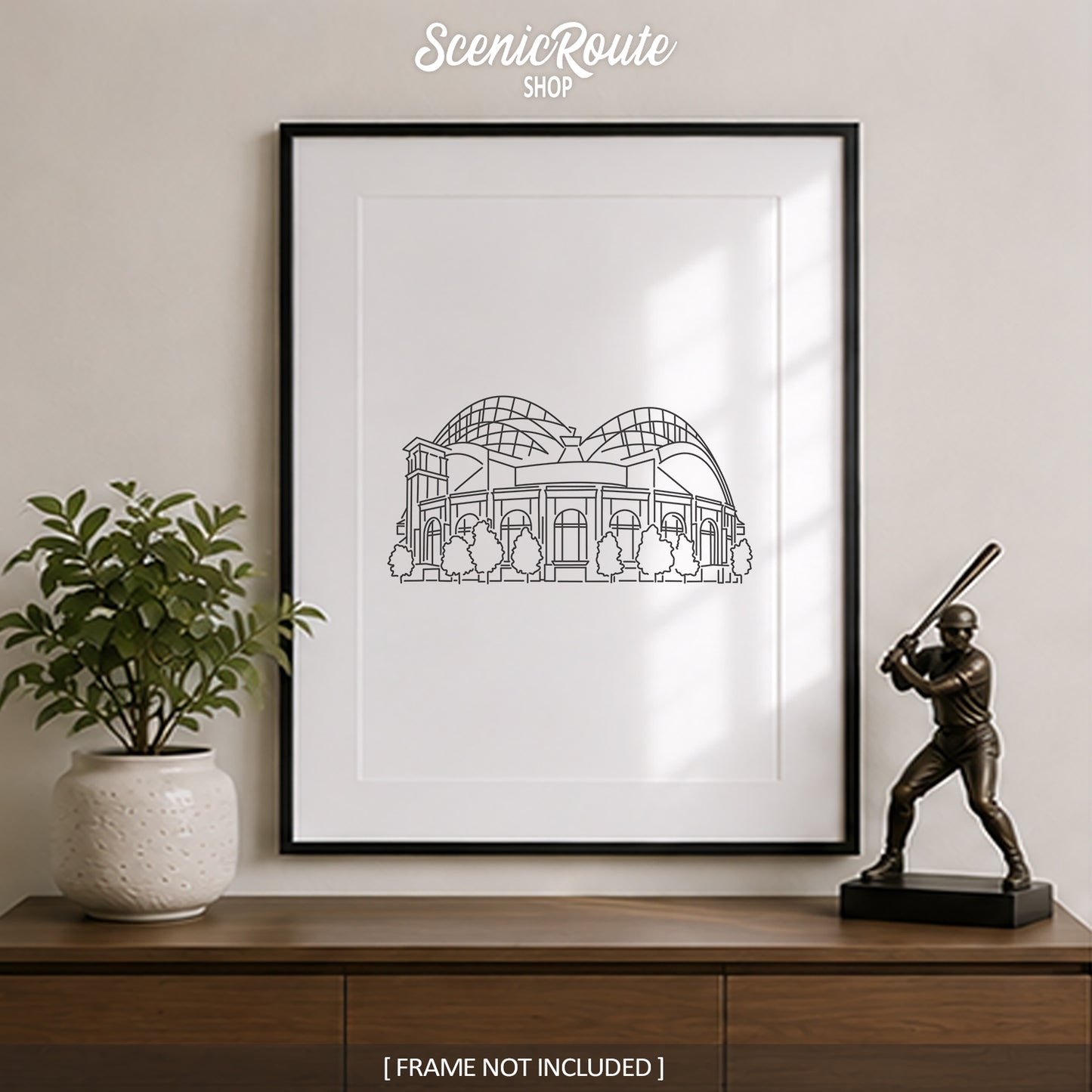 Milwaukee Brewers Ballpark Art Print