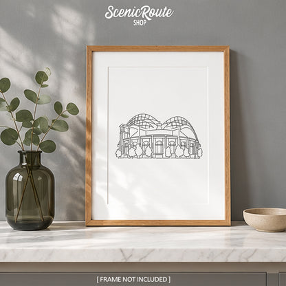 Milwaukee Brewers Ballpark Art Print