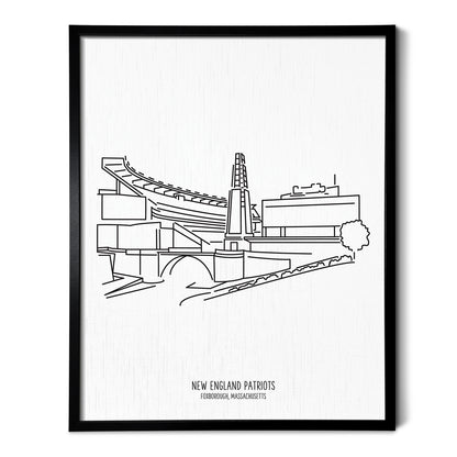 New England Patriots Stadium Art Print