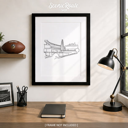 New England Patriots Stadium Art Print