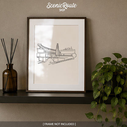 New England Patriots Stadium Art Print