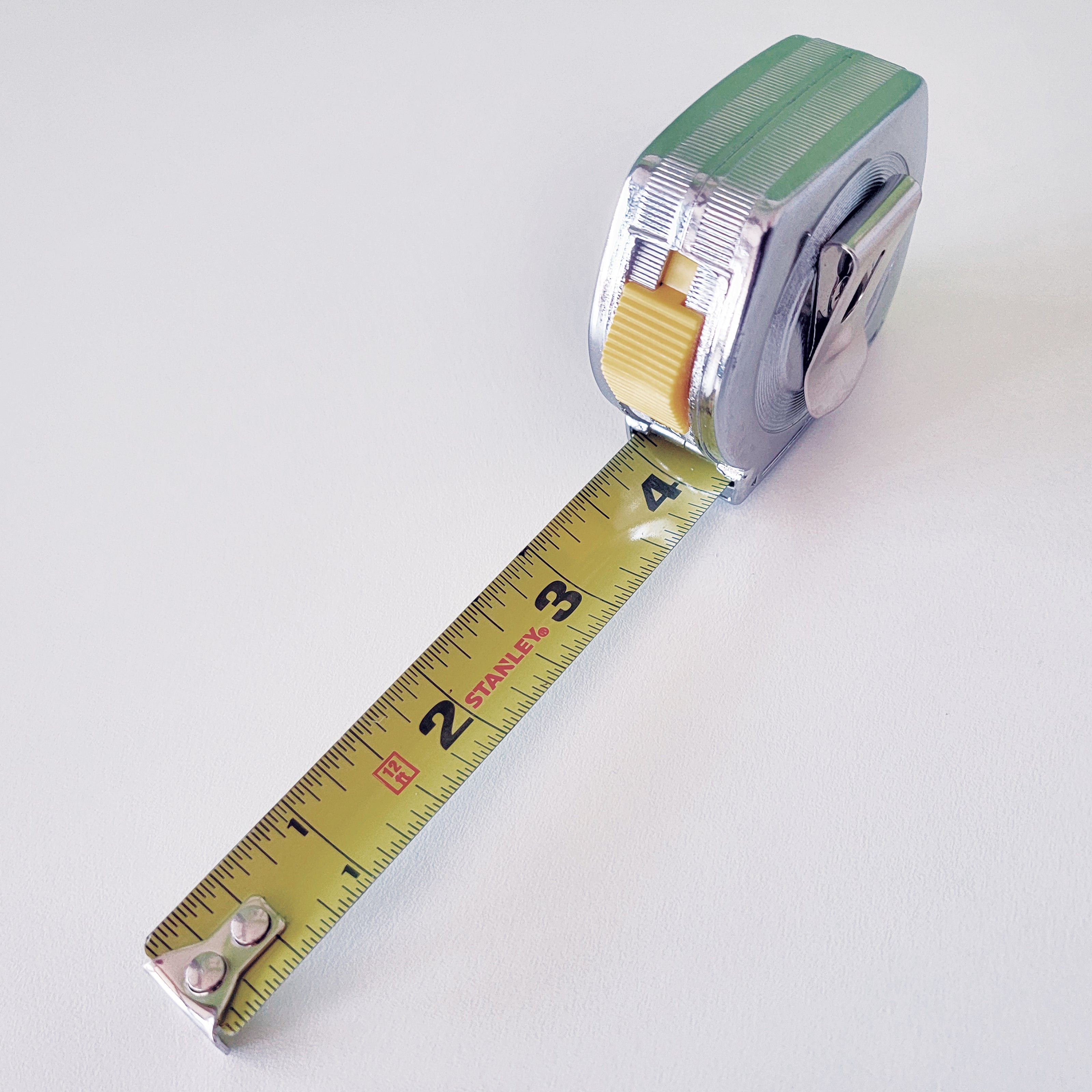 a silver tape measure