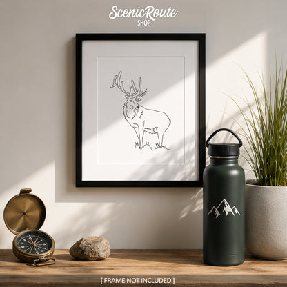 Elk Art Print