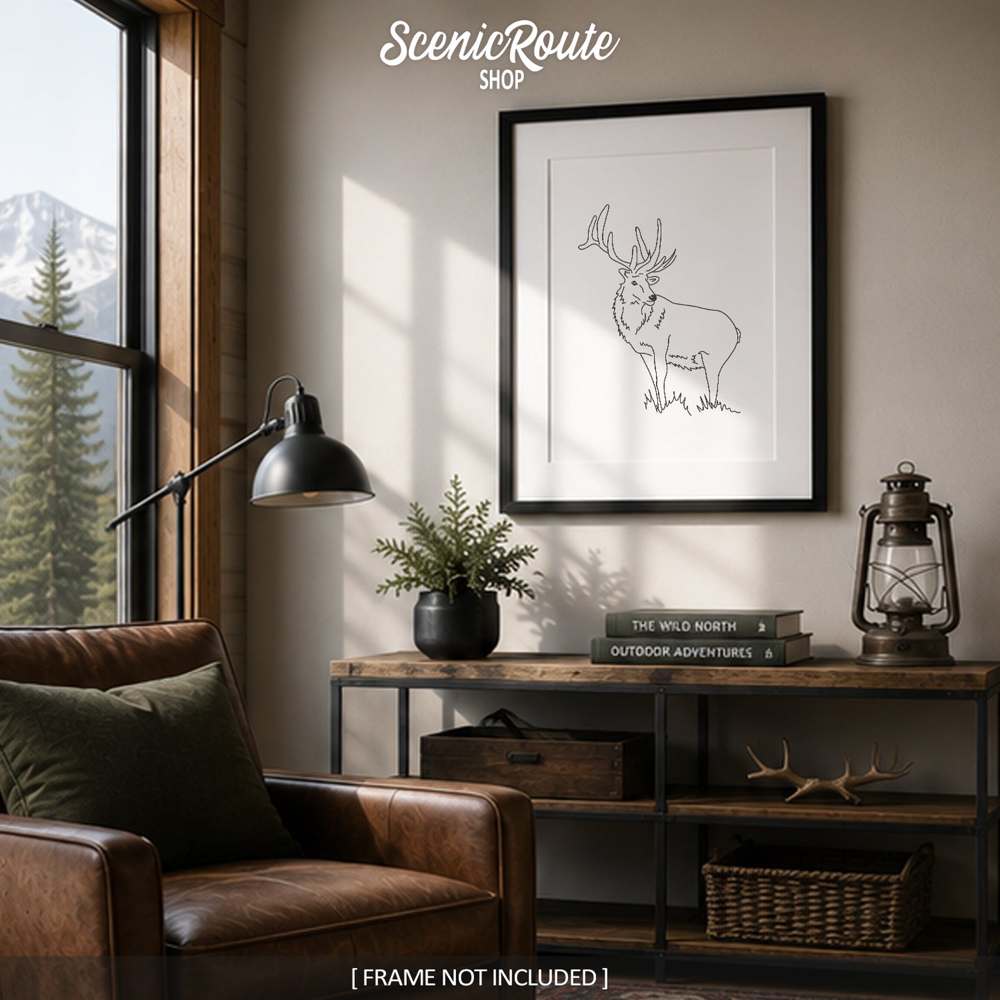 Elk Art Print