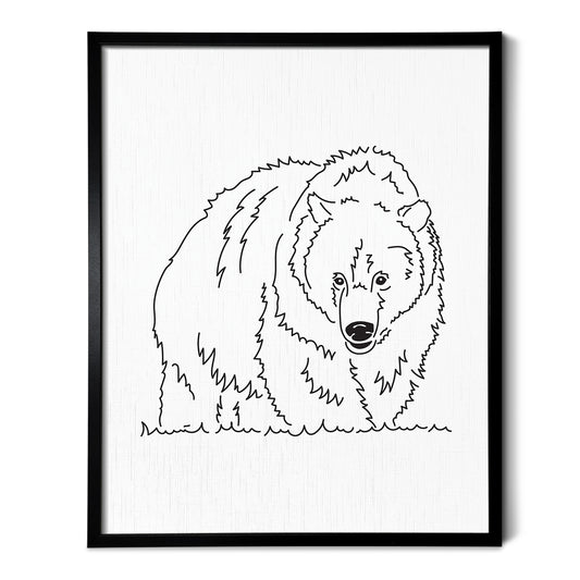 Grizzly Bear Art Print