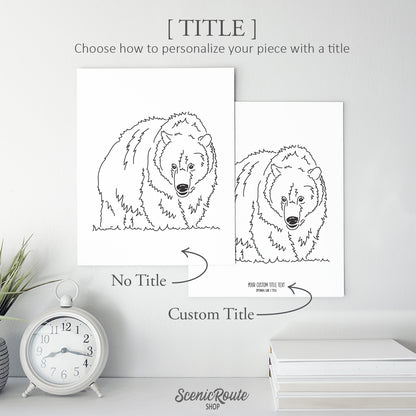 Grizzly Bear Art Print