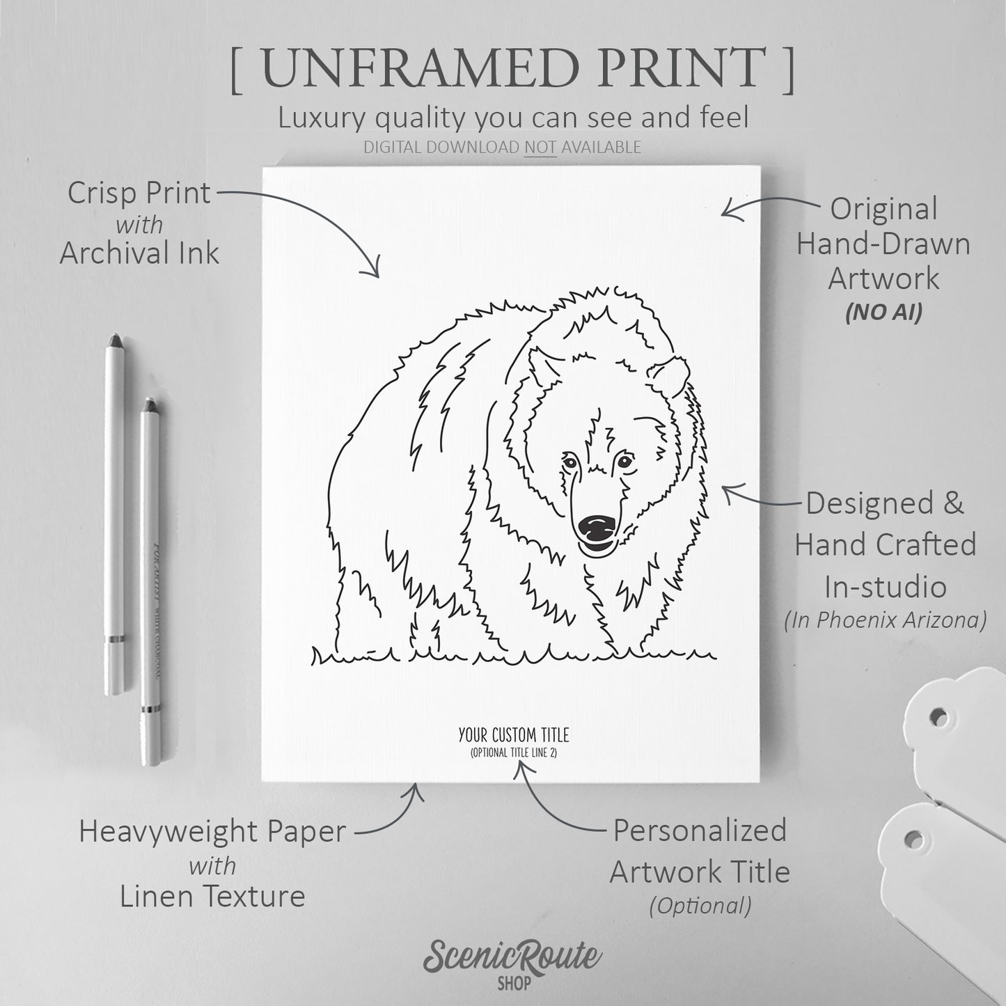 Grizzly Bear Art Print