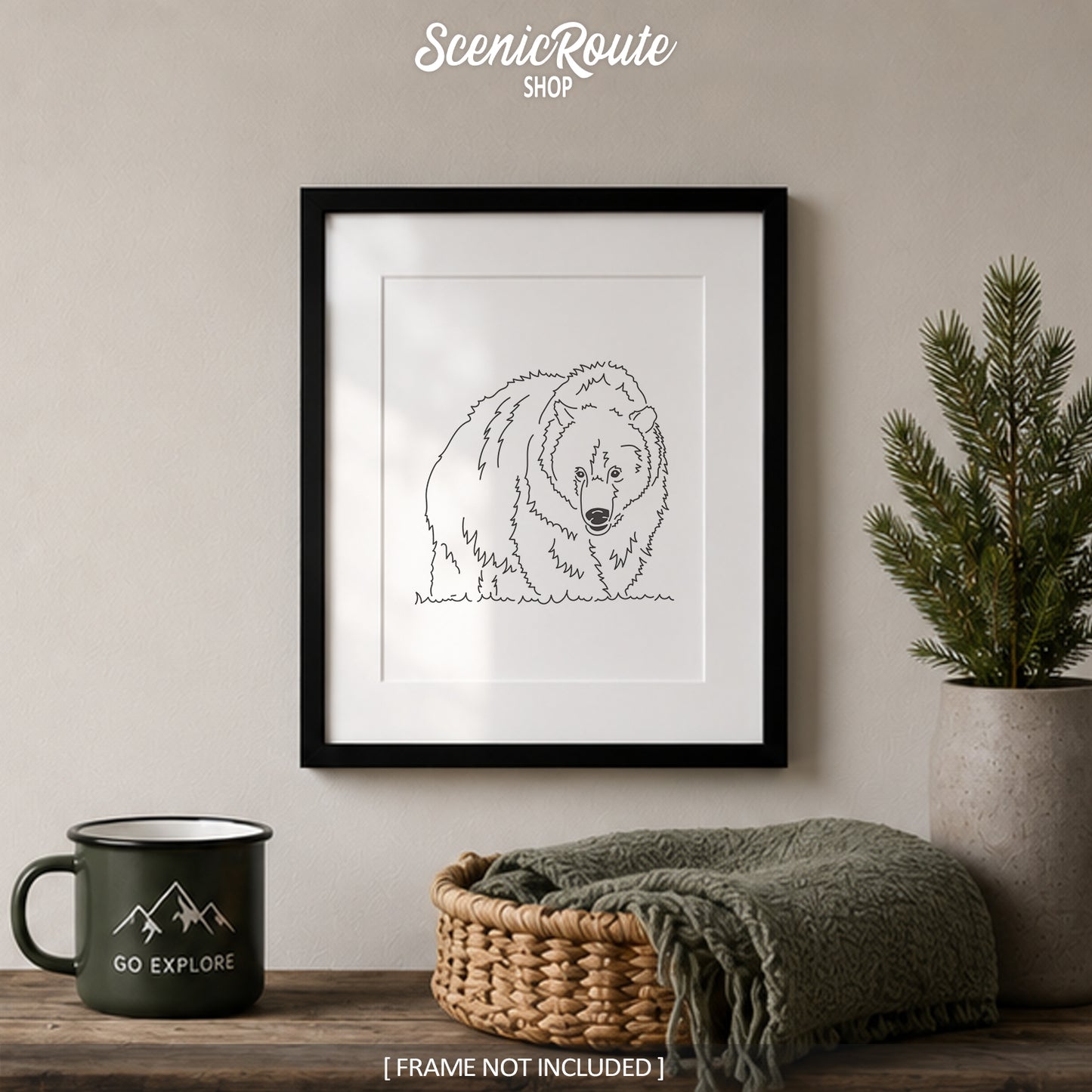 Grizzly Bear Art Print
