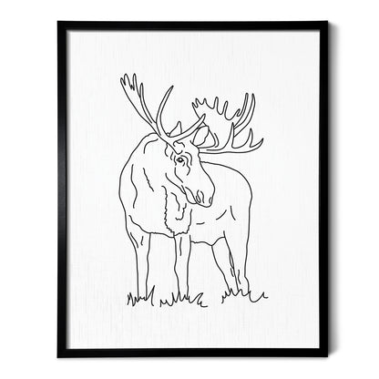 Moose Art Print