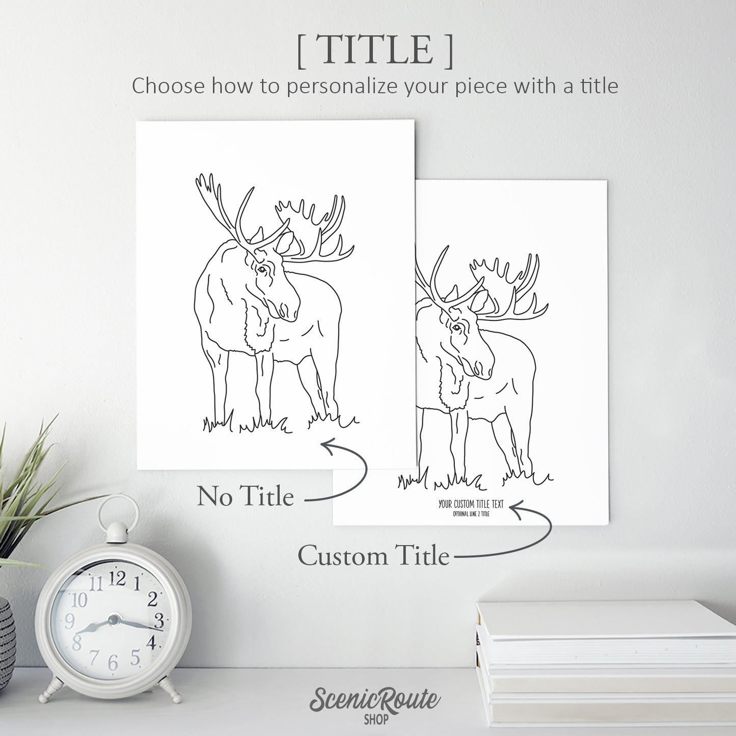 Moose Art Print