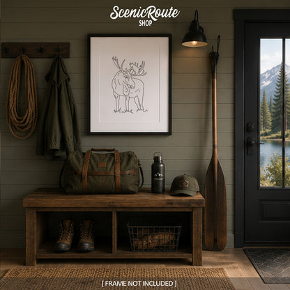 Moose Art Print