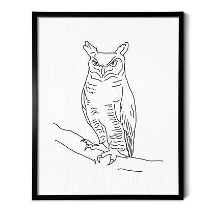 Owl Art Print