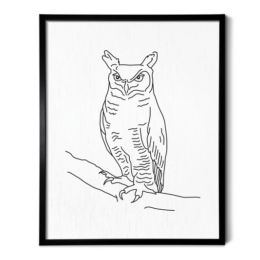 Owl Art Print