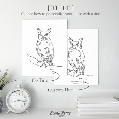Owl Art Print