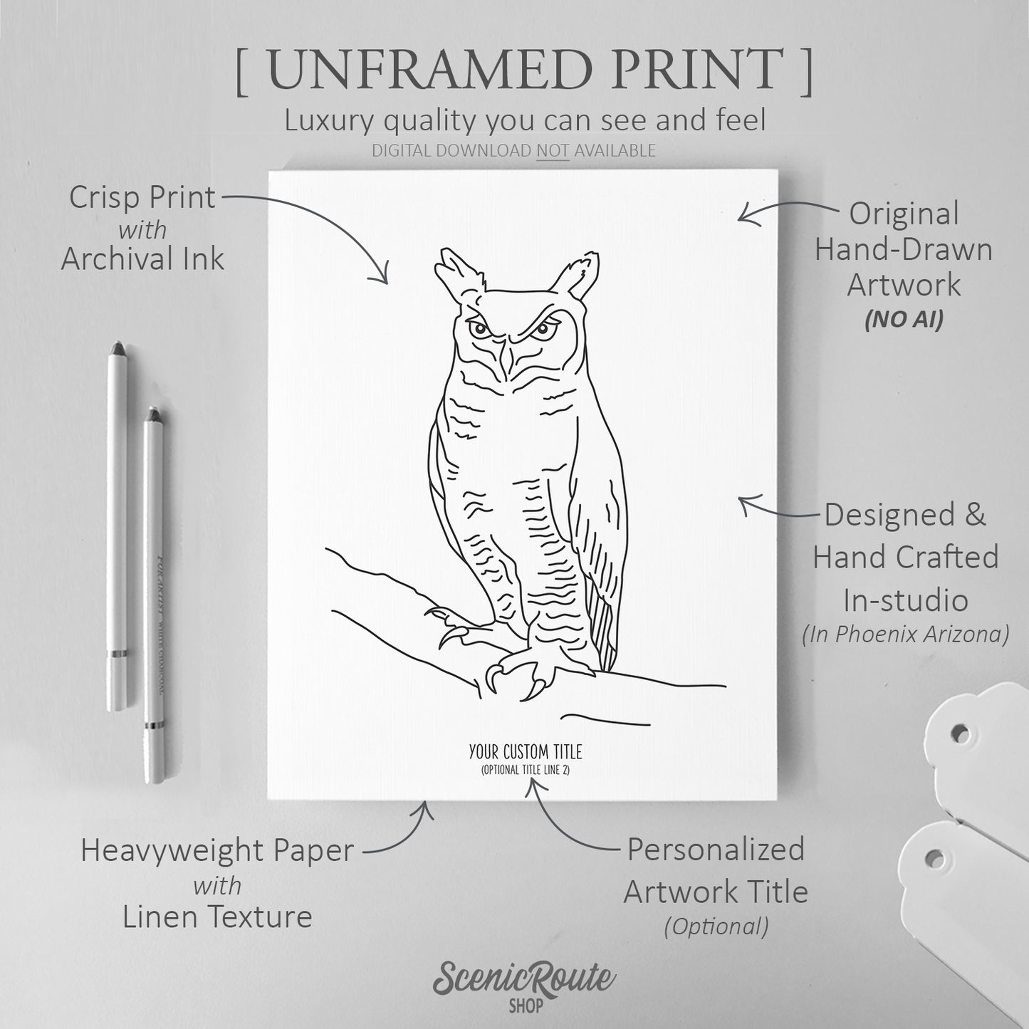 Owl Art Print