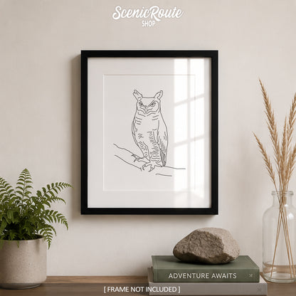 Owl Art Print