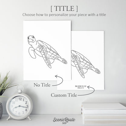 Sea Turtle Art Print