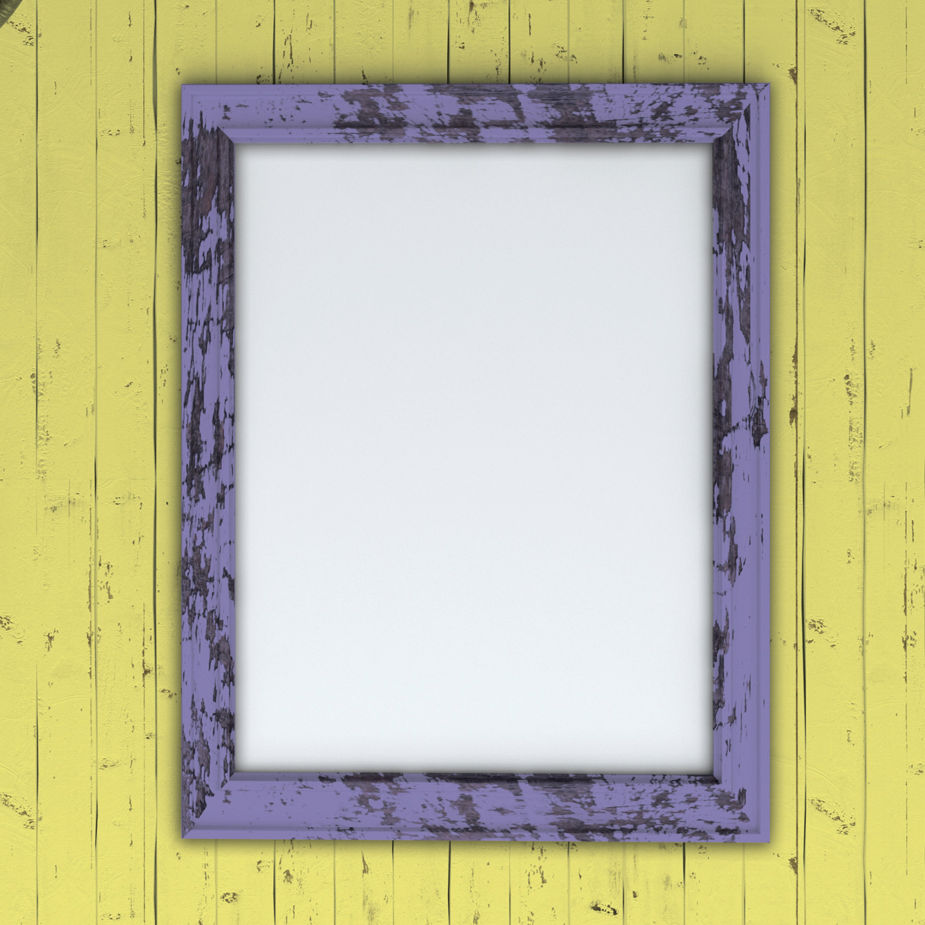 a purple picture frame
